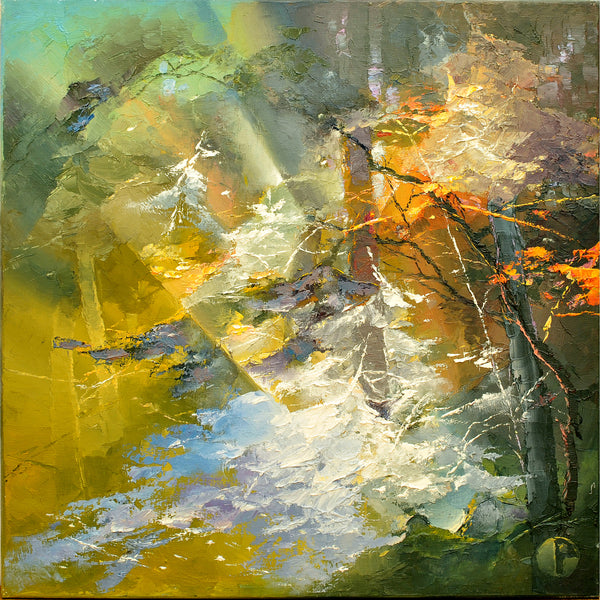 Colors Of Joy - Painting by Petras Lukosius