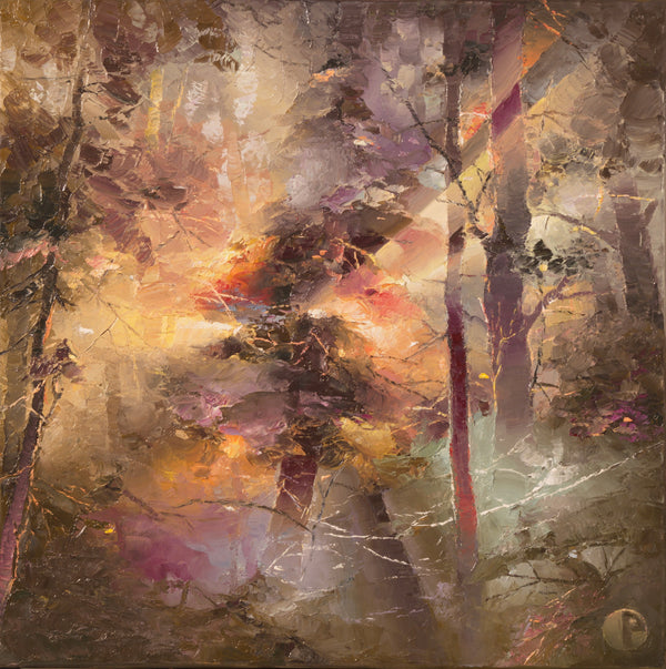 Forest Dawn - Oil On Canvas - 60x60