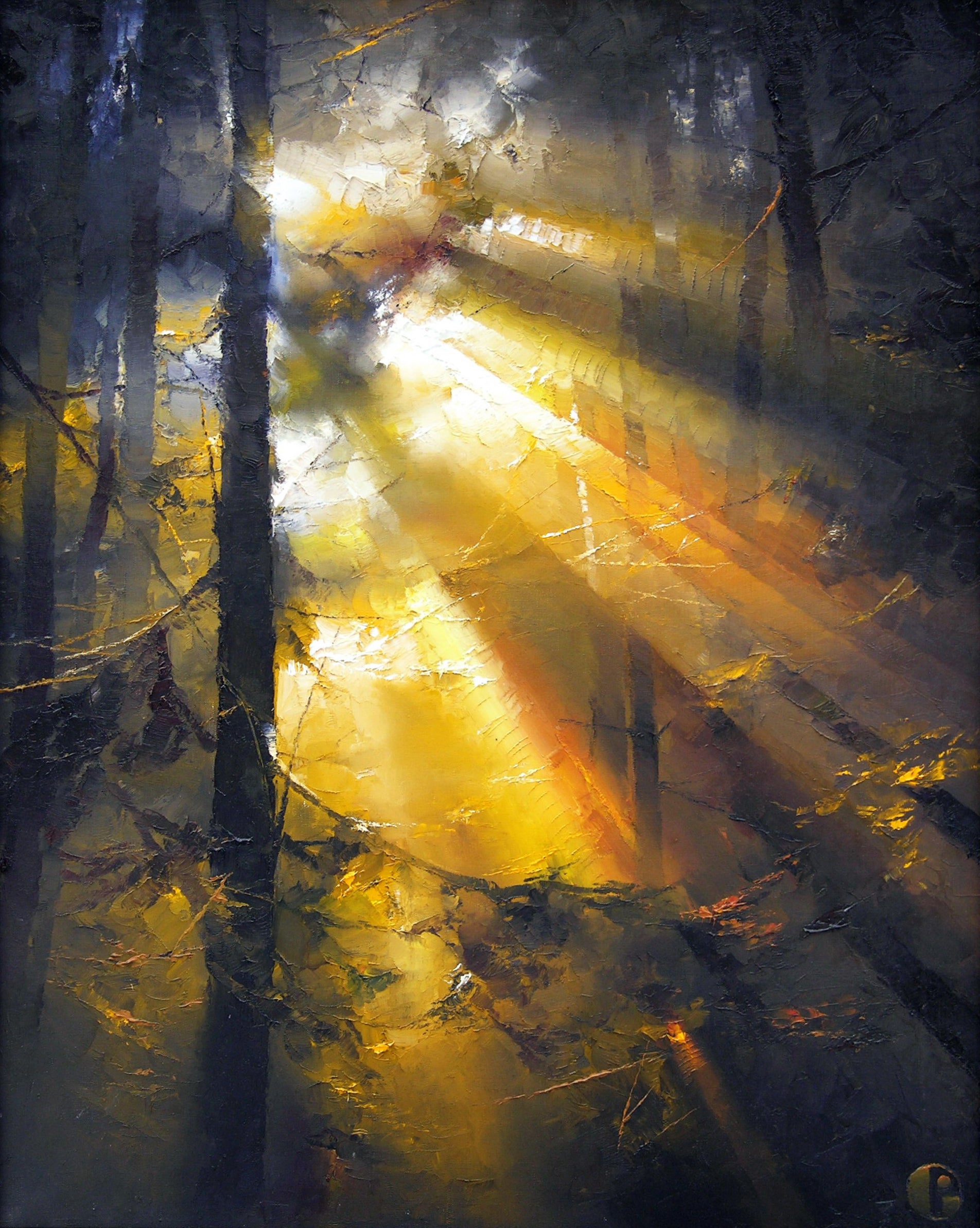 Morning Light Oil On Canvas 120x100 Petras Lukosius